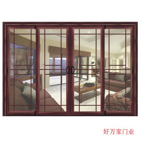 银弧推拉门 好万家门业匠心打造的现代金属门典范